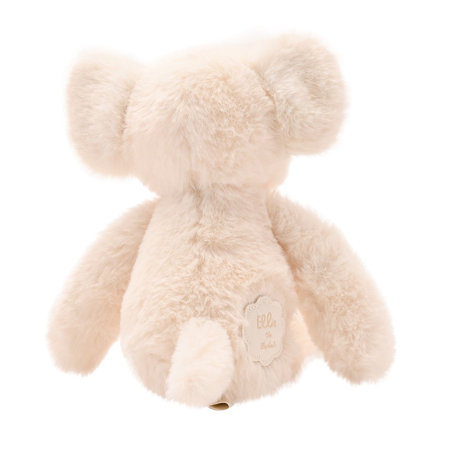 Ellie the plush long leg cream elephant 35cm