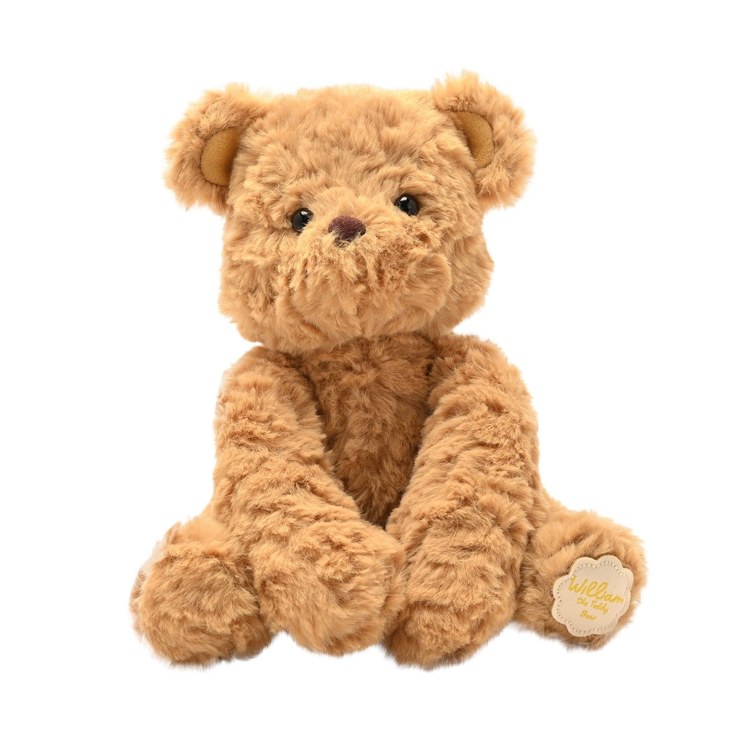 William the plush sitting brown teddy bear 22cm