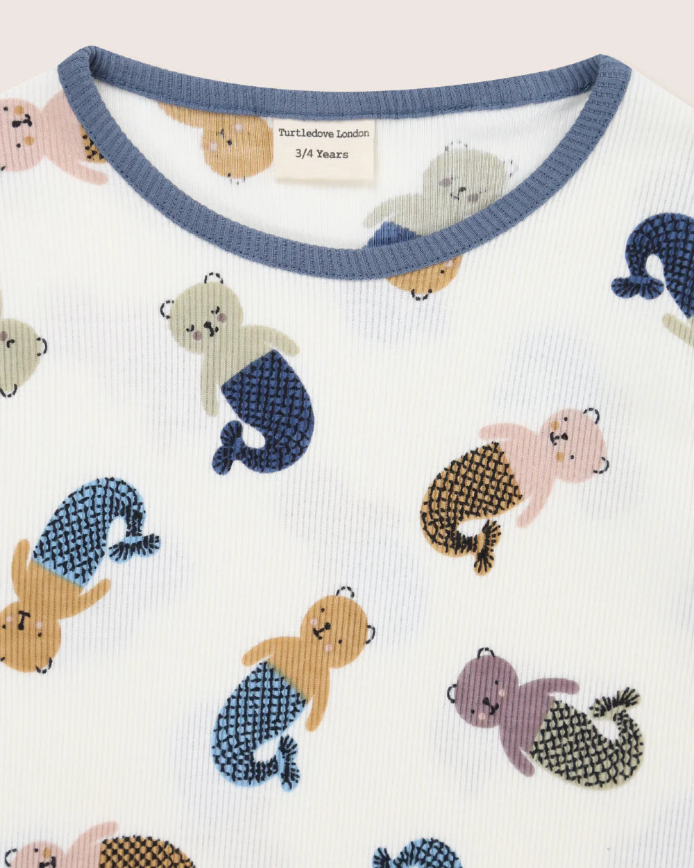 Turtledove Merbear T-shirt and shorts set