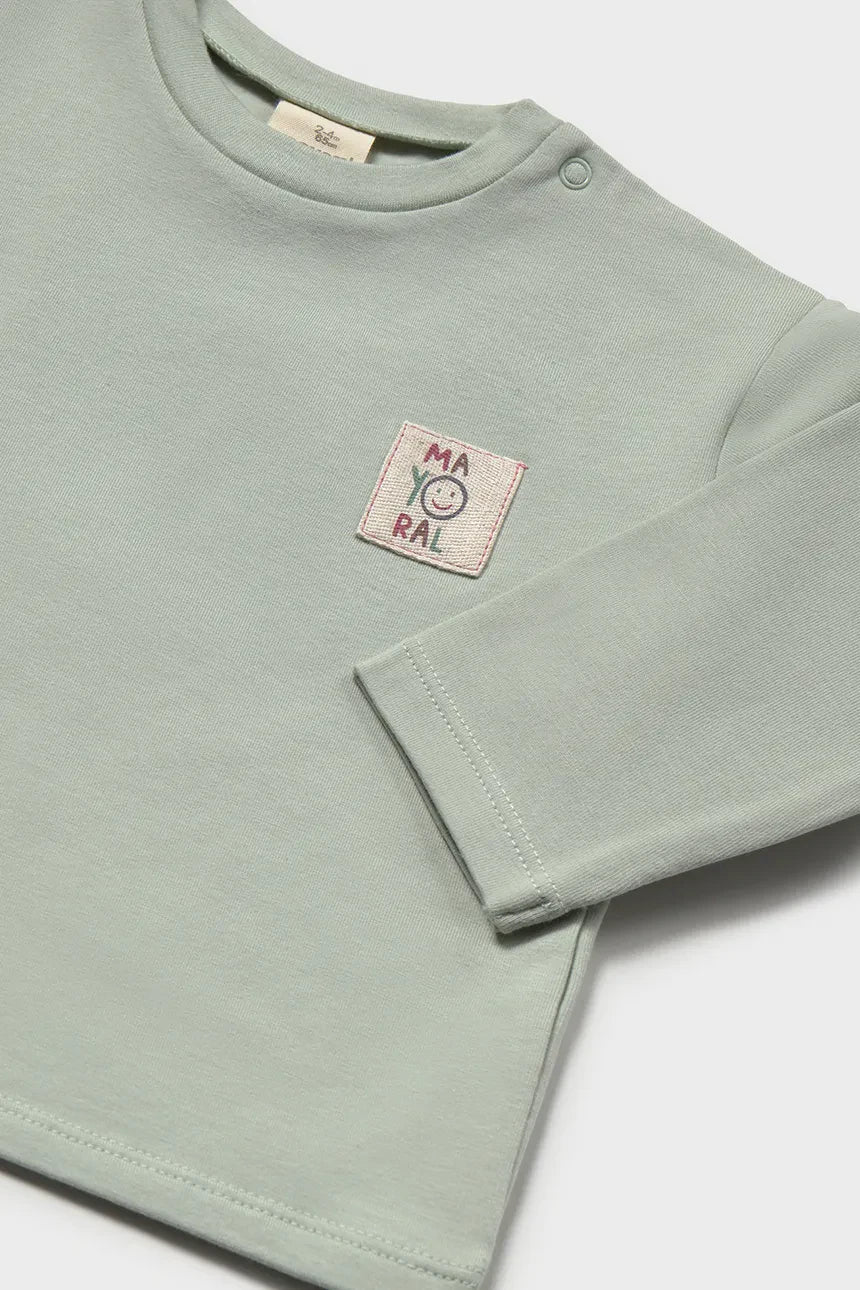 Mayoral Green Family Long Sleeve top 2084