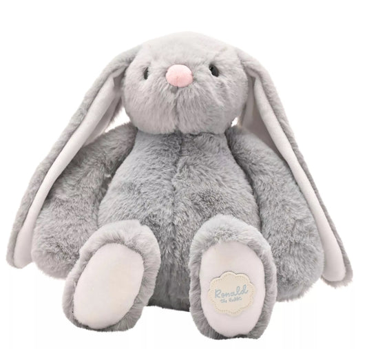 Ronald the classical plush grey bunny 30cm