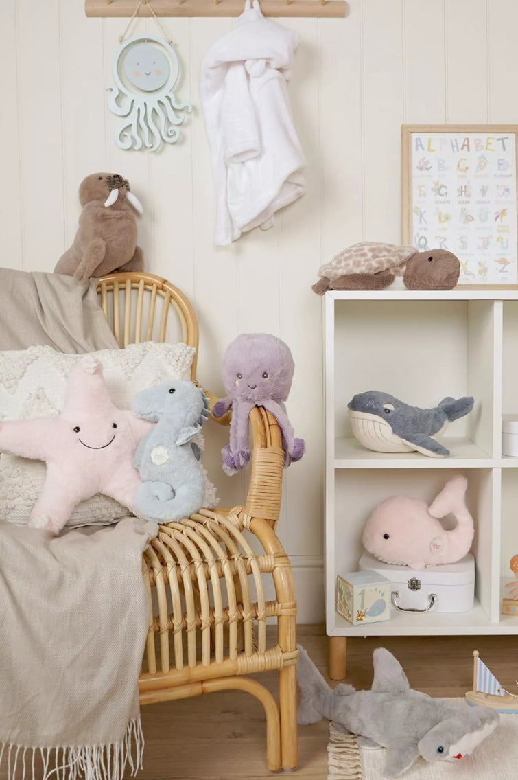 Otto the plush lilac octopus 30cm