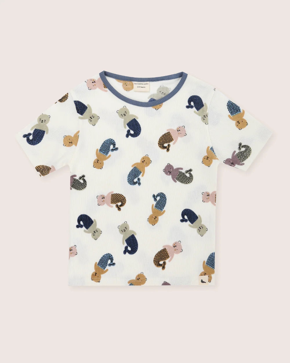 Turtledove Merbear T-shirt and shorts set