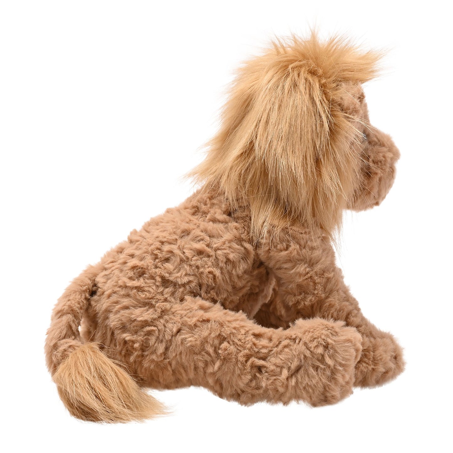 Leo the plush sitting brown lion 23cm