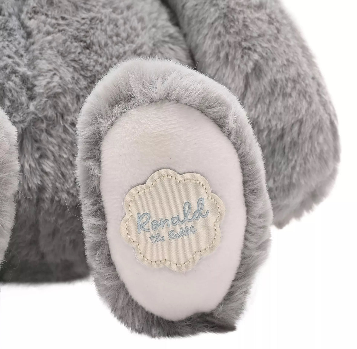 Ronald the classical plush grey bunny 30cm