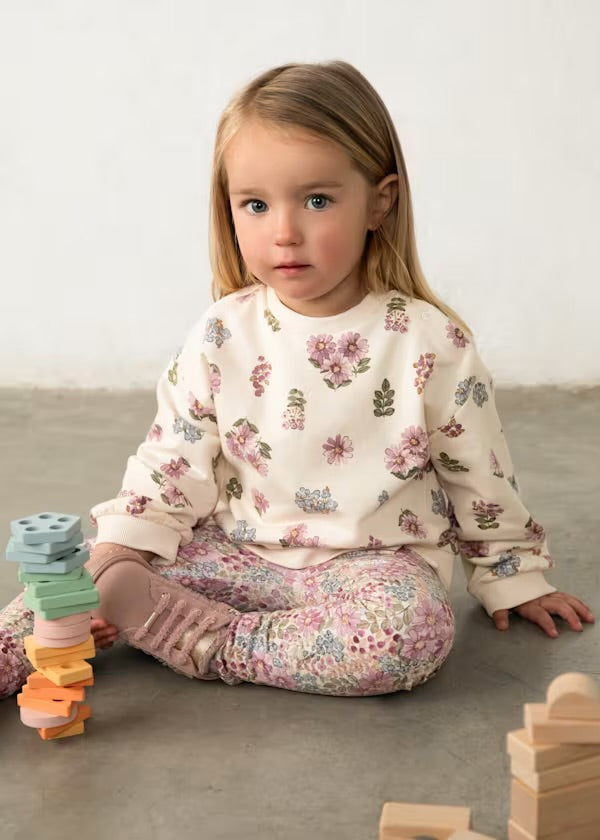 Mayoral Floral Sweatshirt 2433