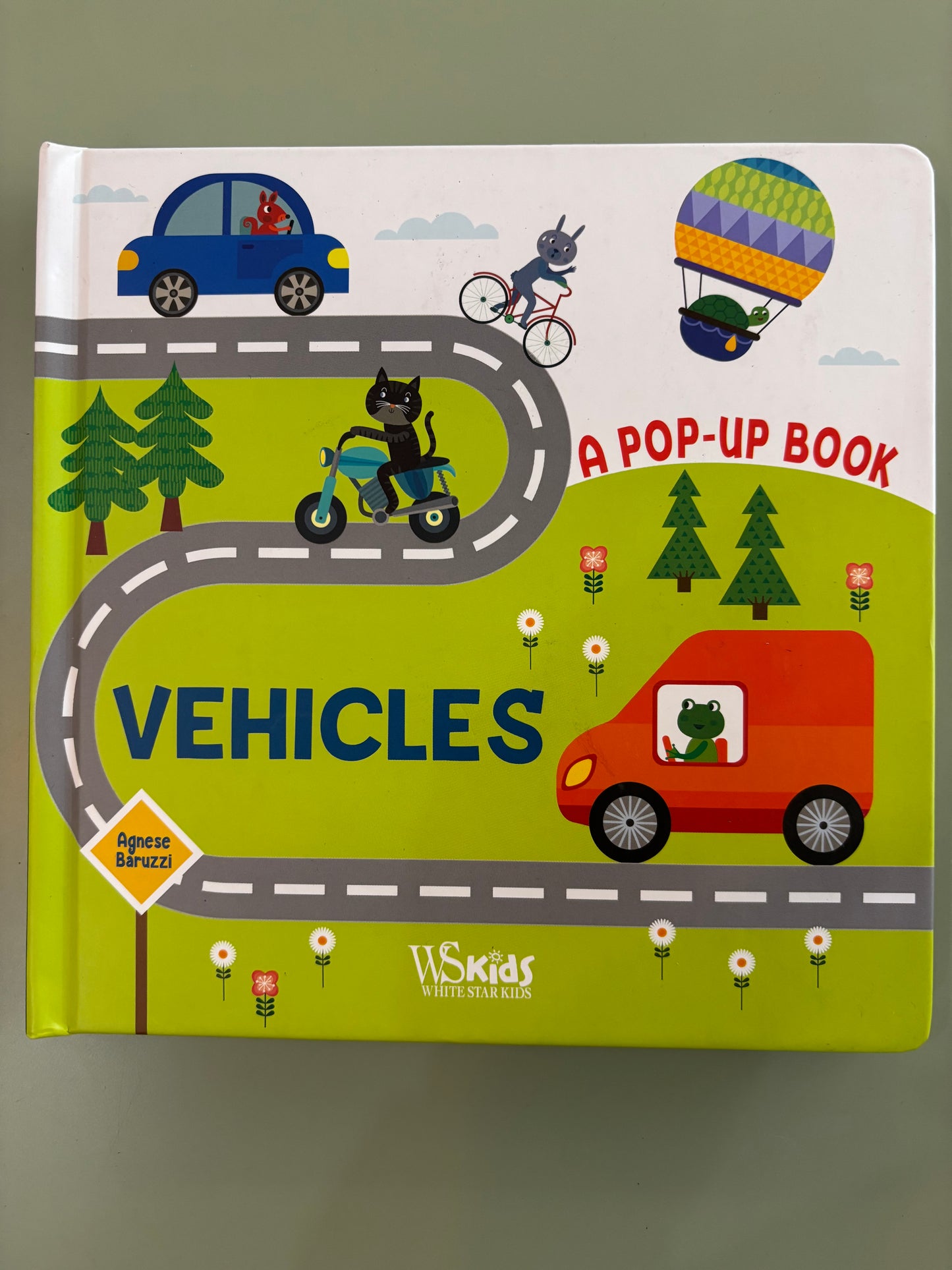 A Pop up book - Vehicles
