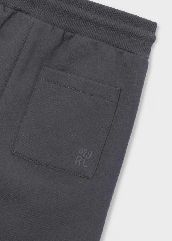 Mayoral Charcoal cuffed fleece joggers 725 (Copy)