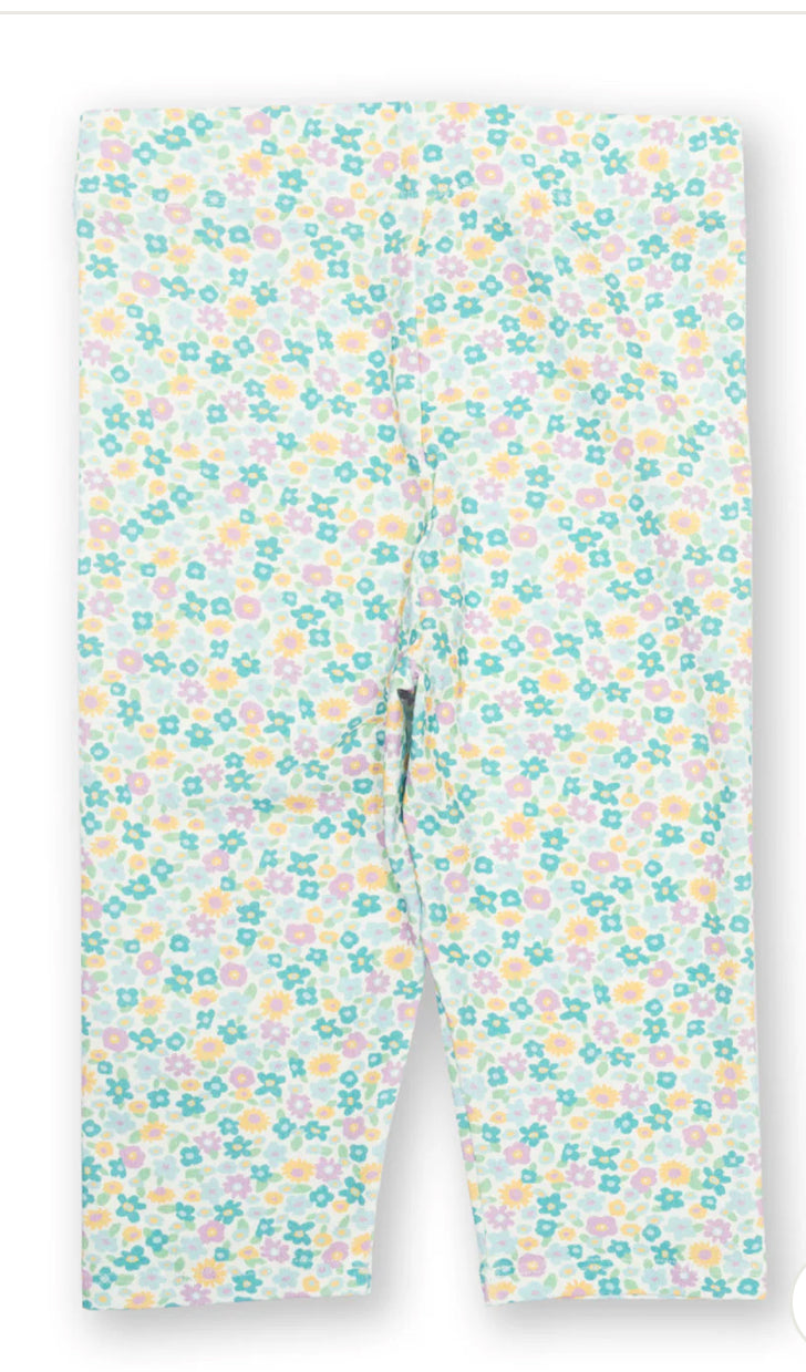 Meadow ditsy pedal pushers 4-5yrs