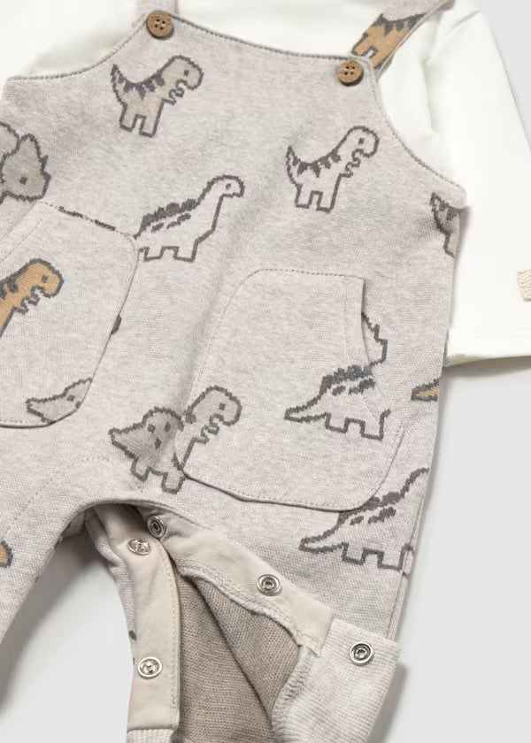 Mayoral Dino Jacquard Romper 2661
