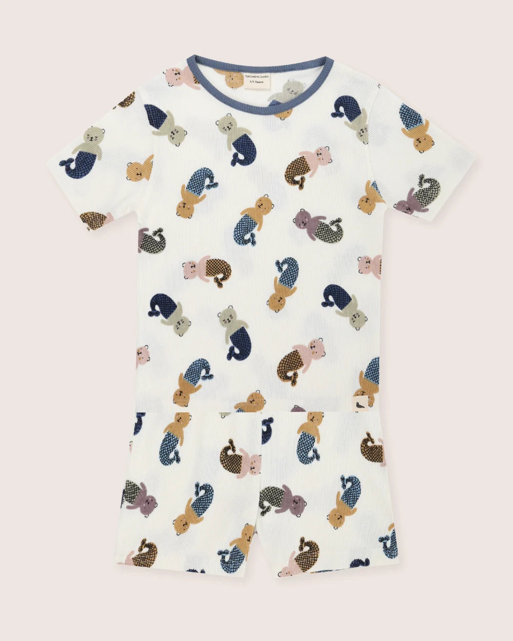 Turtledove Merbear T-shirt and shorts set