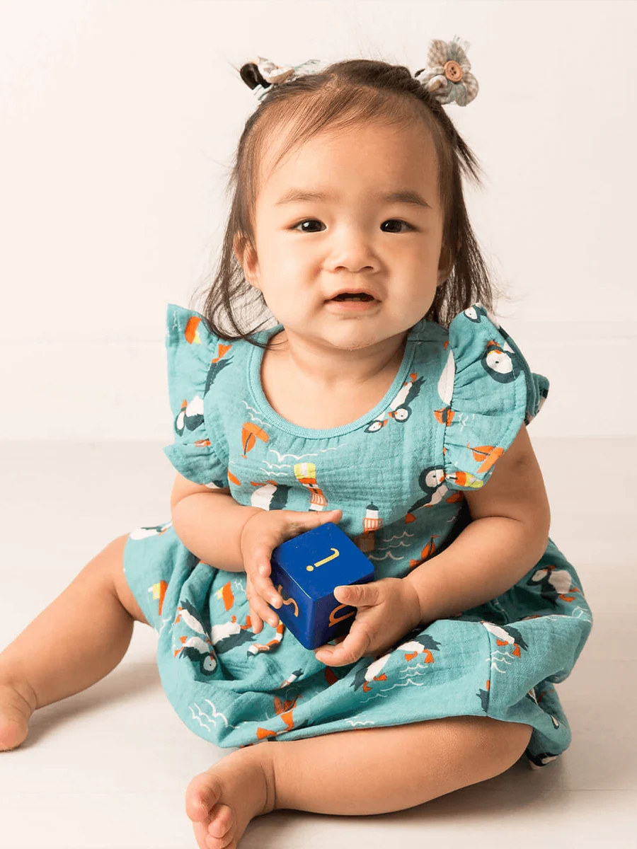 Blade and Rose Kenzie the Puffin muslin dress 6-12 months