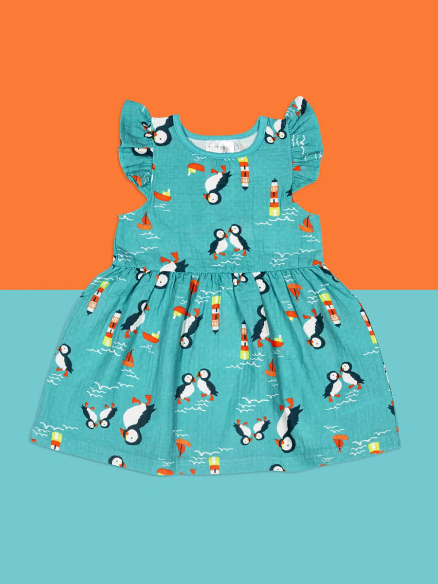 Blade and Rose Kenzie the Puffin muslin dress 6-12 months