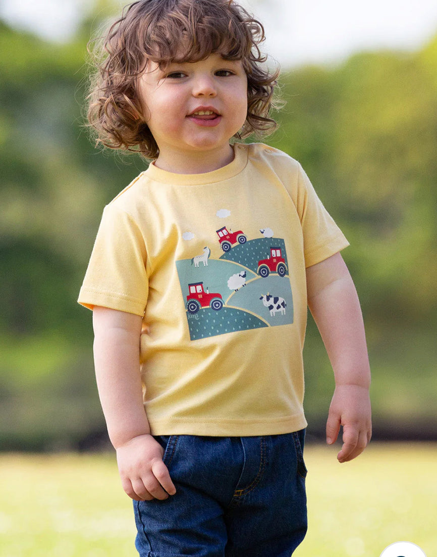 Kite organic On the farm t shirt 5-6yrs