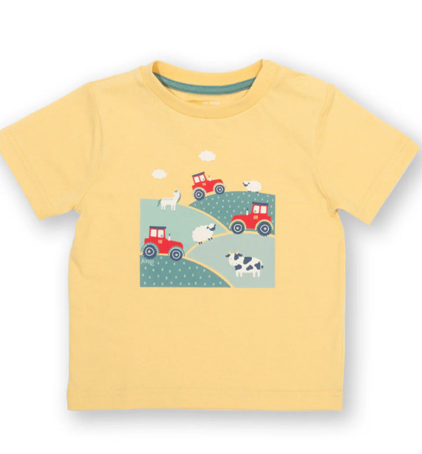 Kite organic On the farm t shirt 5-6yrs
