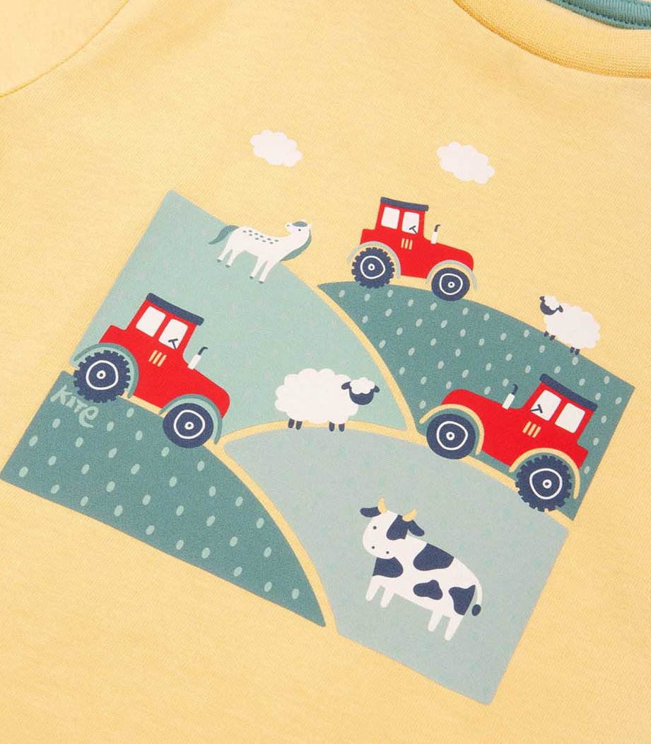 Kite organic On the farm t shirt 5-6yrs