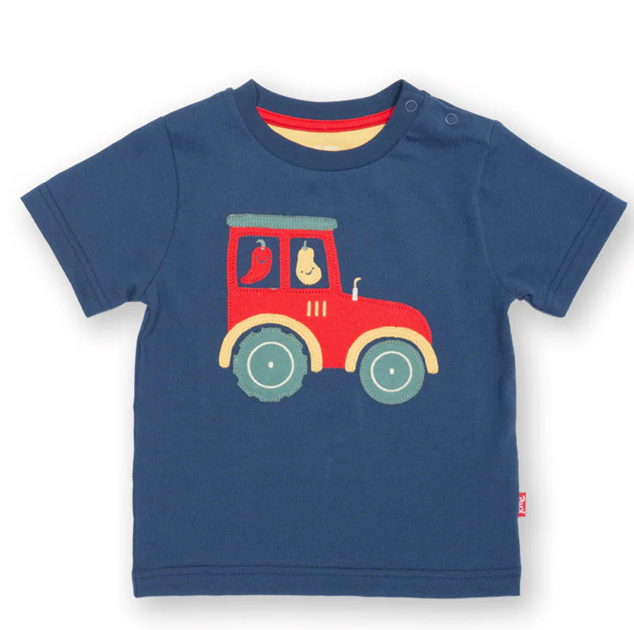 Kite organic tractor t shirt 5-6 years
