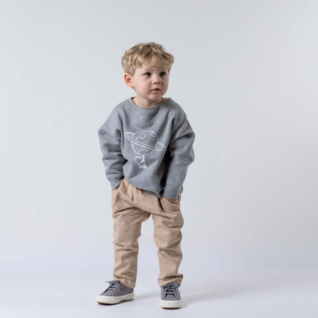 Aneby - Sweatshirt | Astronaut: Grey / 5-6y