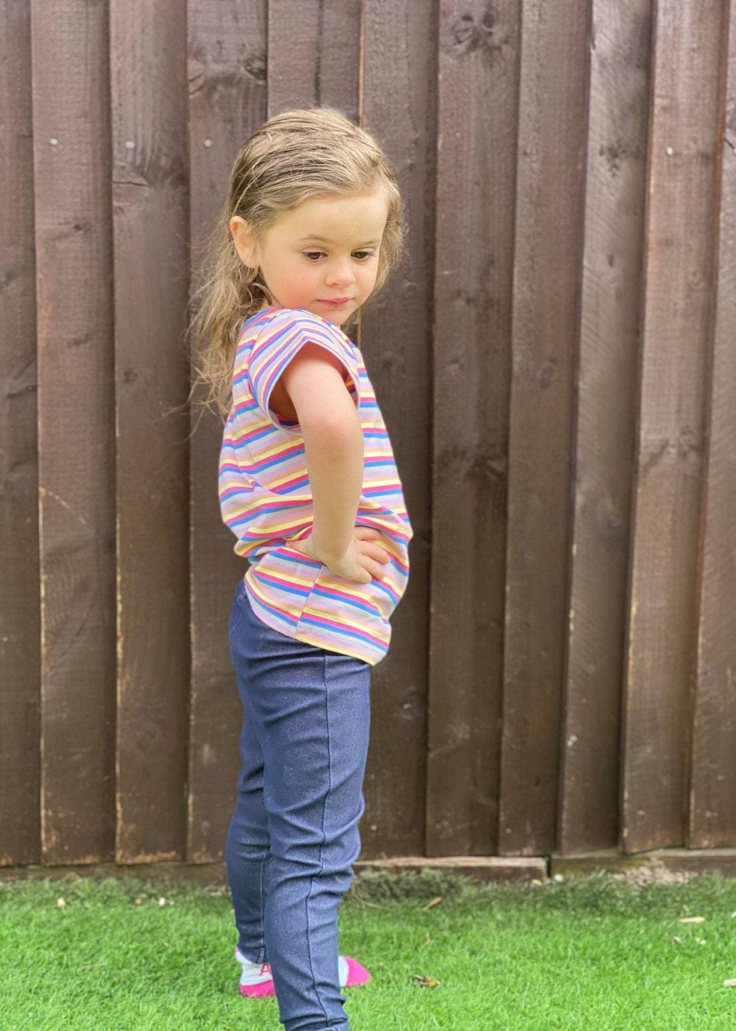 Stylish Collective - Chloe Rainbow Kids Top: 4-5 years