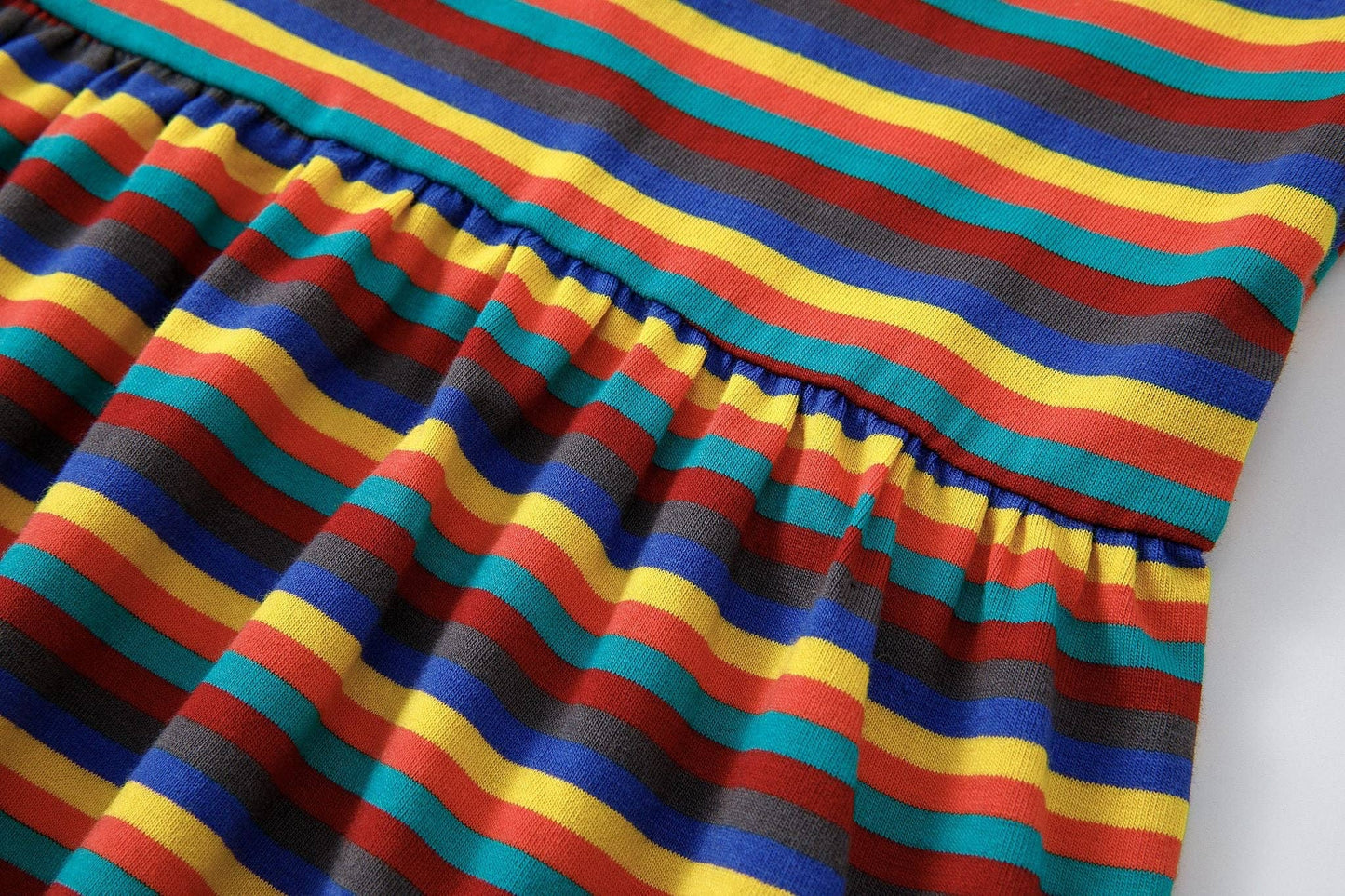 Stylish Collective - Hazel Rainbow Kid Dress: 0-3 months