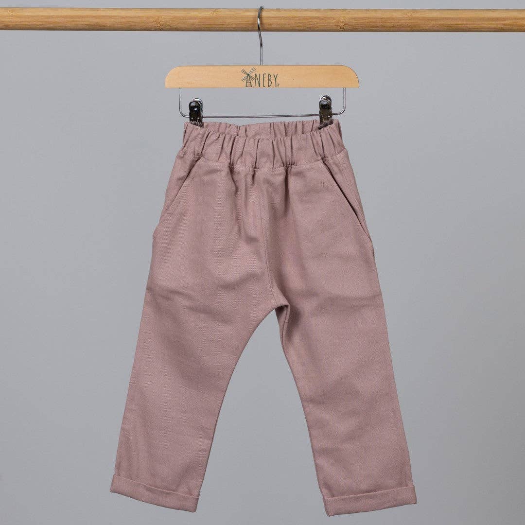 Aneby - Trousers: Dusty Pink / 18-24m