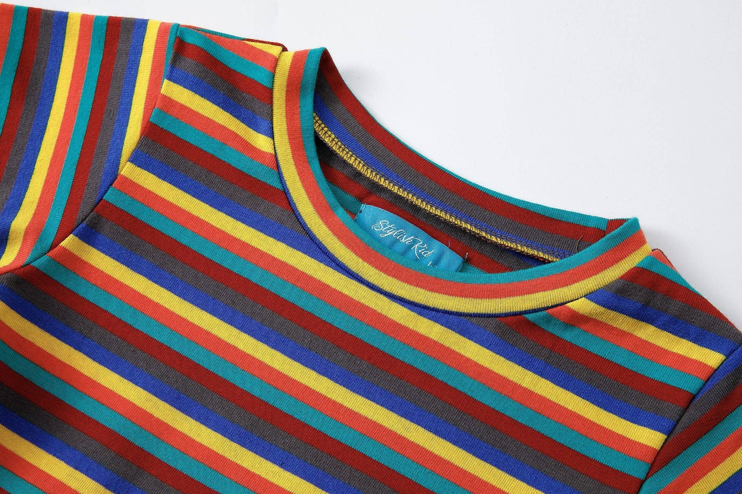 Stylish Collective - Hazel Rainbow Kid Dress: 0-3 months