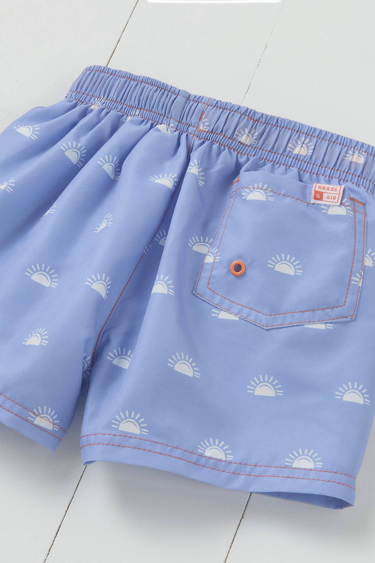 Grass & Air - Lavender Swim Shorts: Lavender 1-2yrs
