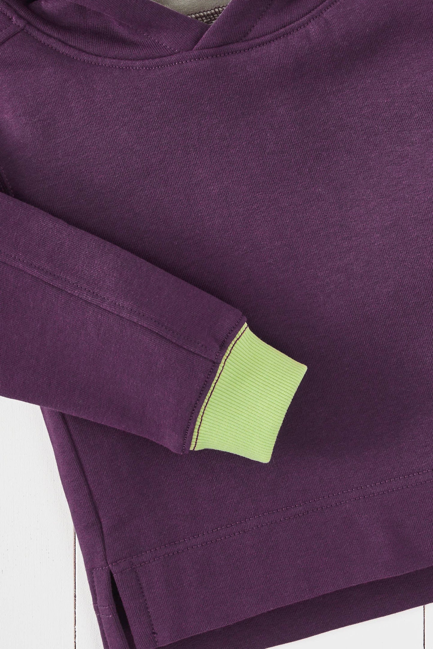 Grass & Air - Amethyst Purple Kids Hoodie: 3-4years
