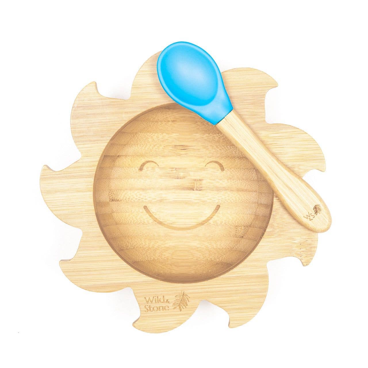 Wild and Stone - Baby Bamboo Weaning Bowl and Spoon Set - You Are My Sunshine